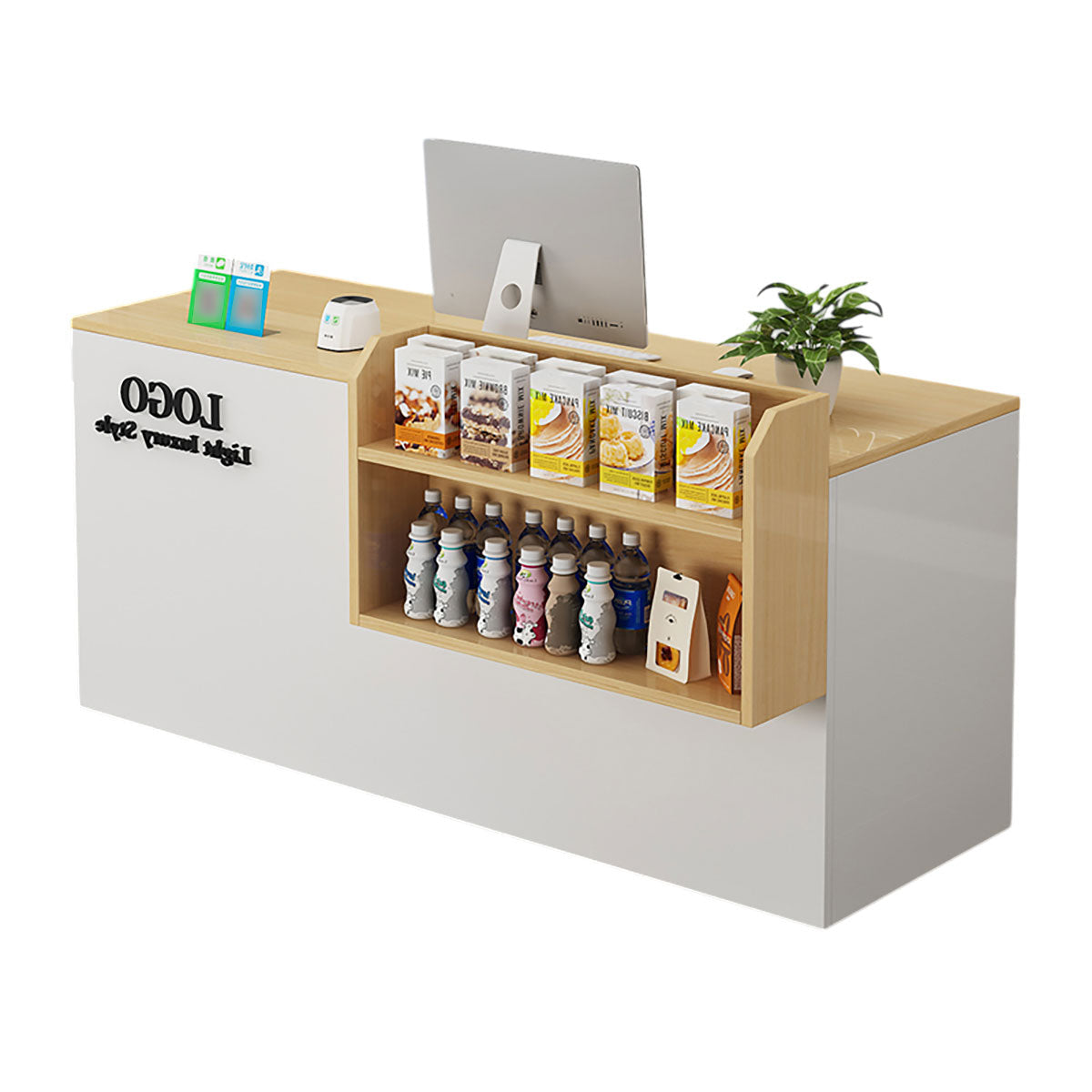 Reception Desk Bar Counter Checkout Counter Beauty & Store Front Desk BDLFurniture