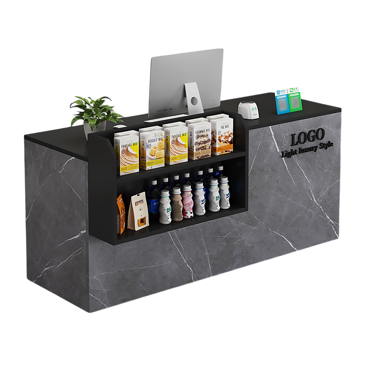 Reception Desk Bar Counter Checkout Counter Beauty & Store Front Desk BDLFurniture