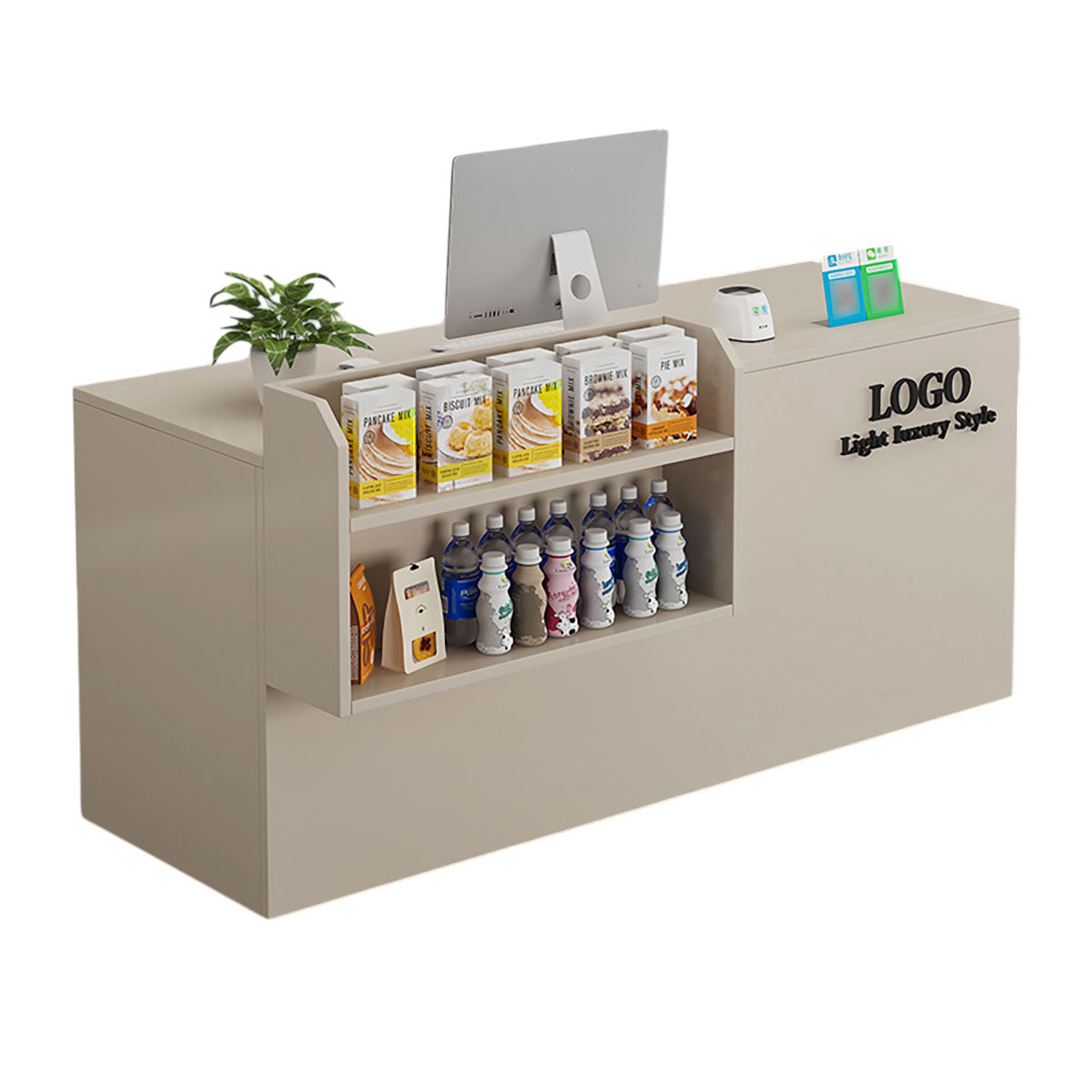 Reception Desk Bar Counter Checkout Counter Beauty & Store Front Desk BDLFurniture