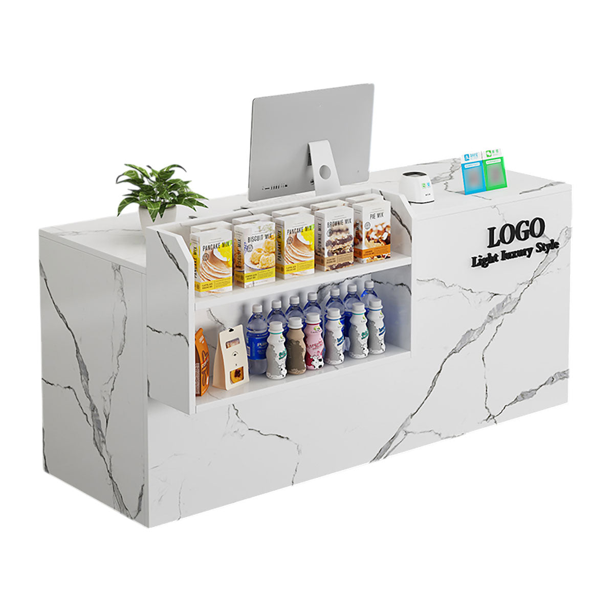 Reception Desk Bar Counter Checkout Counter Beauty & Store Front Desk BDLFurniture