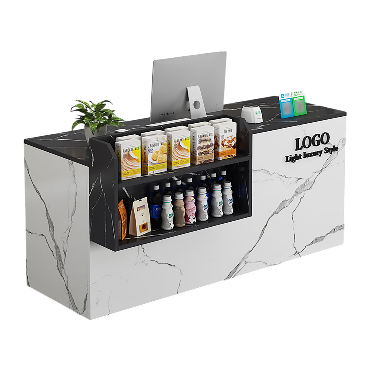 Reception Desk Bar Counter Checkout Counter Beauty & Store Front Desk BDLFurniture