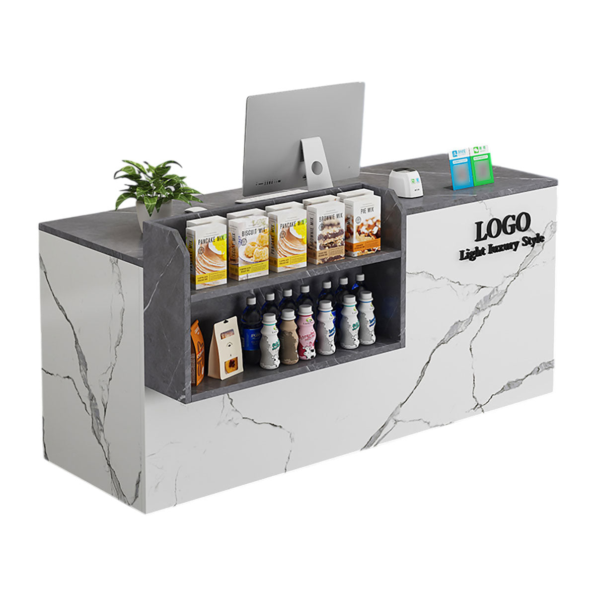 Reception Desk Bar Counter Checkout Counter Beauty & Store Front Desk BDLFurniture