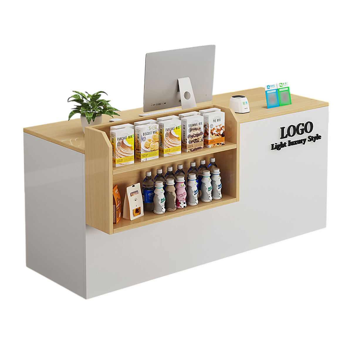 Reception Desk Bar Counter Checkout Counter Beauty & Store Front Desk BDLFurniture