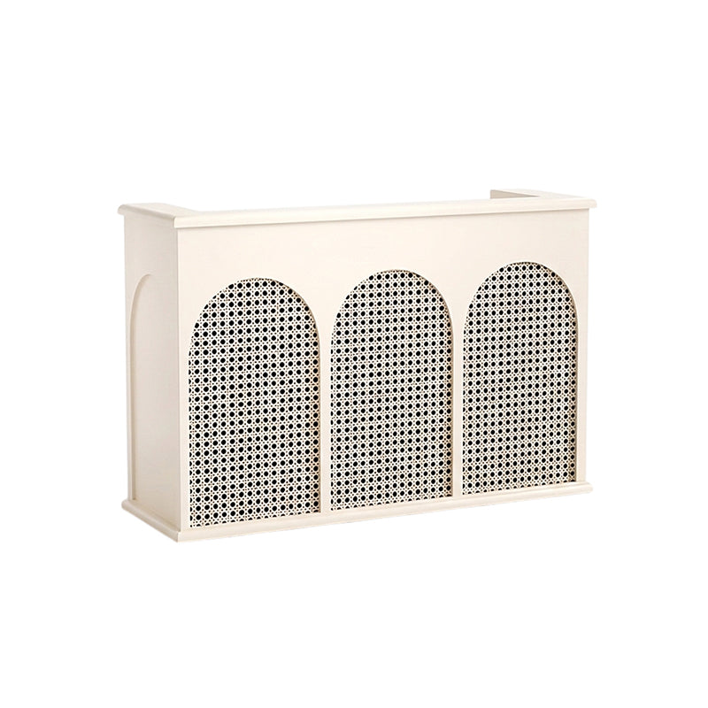 BDLFurniture Mid-Century Rattan Reception Desk & Front Desk for Boutique & Cafe