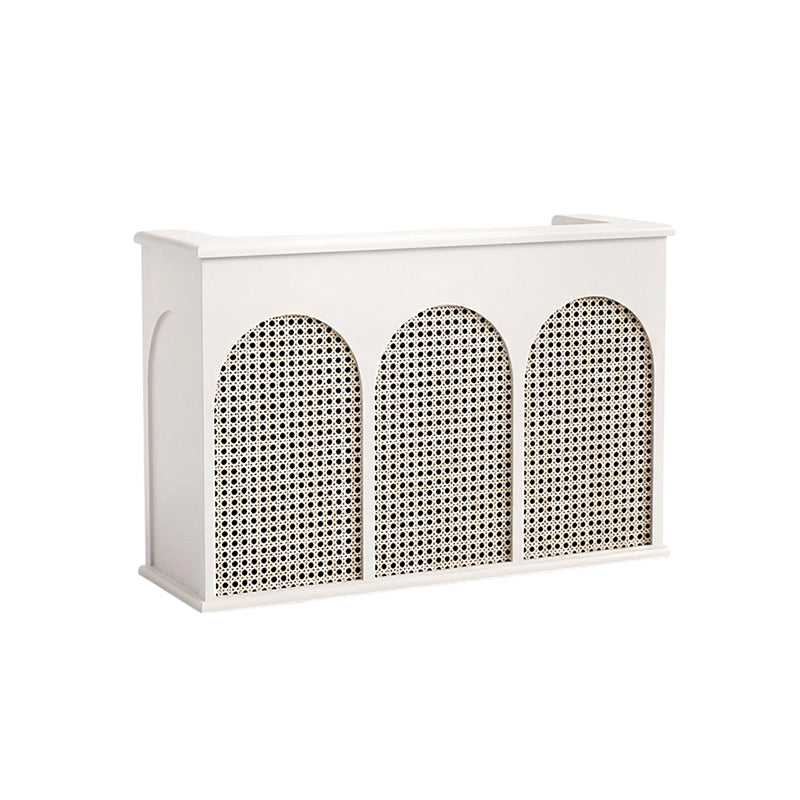 BDLFurniture Mid-Century Rattan Reception Desk & Front Desk for Boutique & Cafe