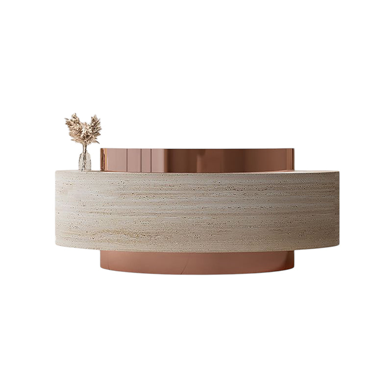 Luxury Curved Reception Desk & Front Desk 180-350cm Assembled by BDLFurniture