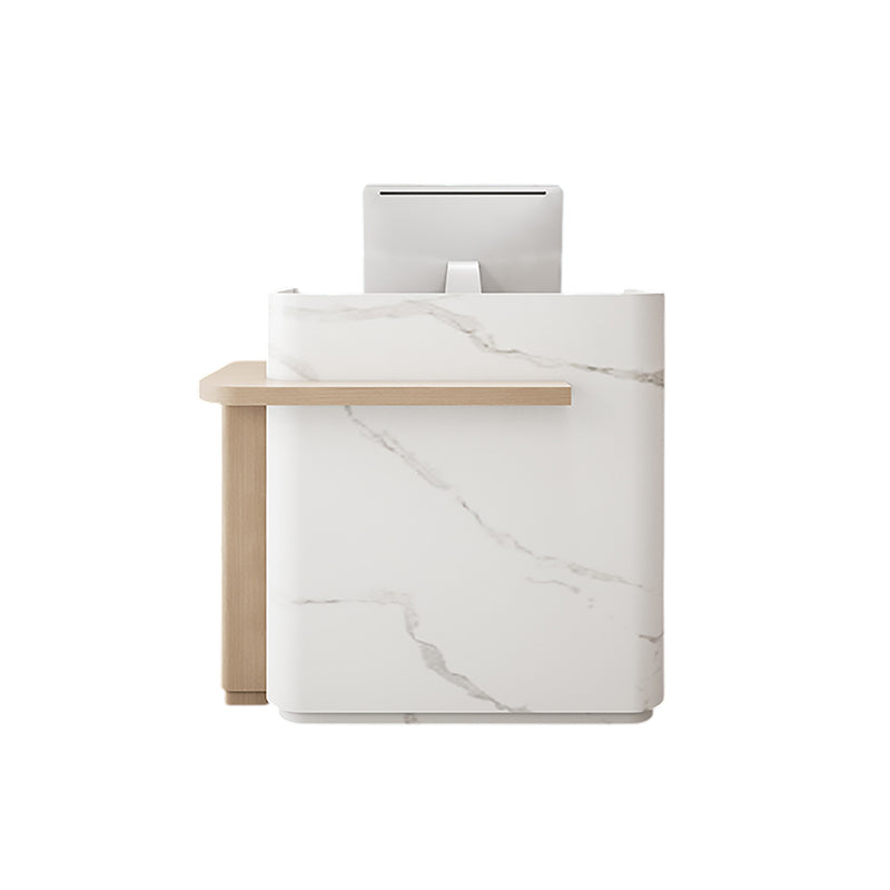 BDLFurniture Compact Reception Desk & Front Desk 100-240cm Custom Logo for Clinic