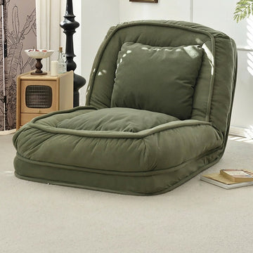 Foldable Single Sofa Bed Chair with Reclining Design for Bedroom and Living Room