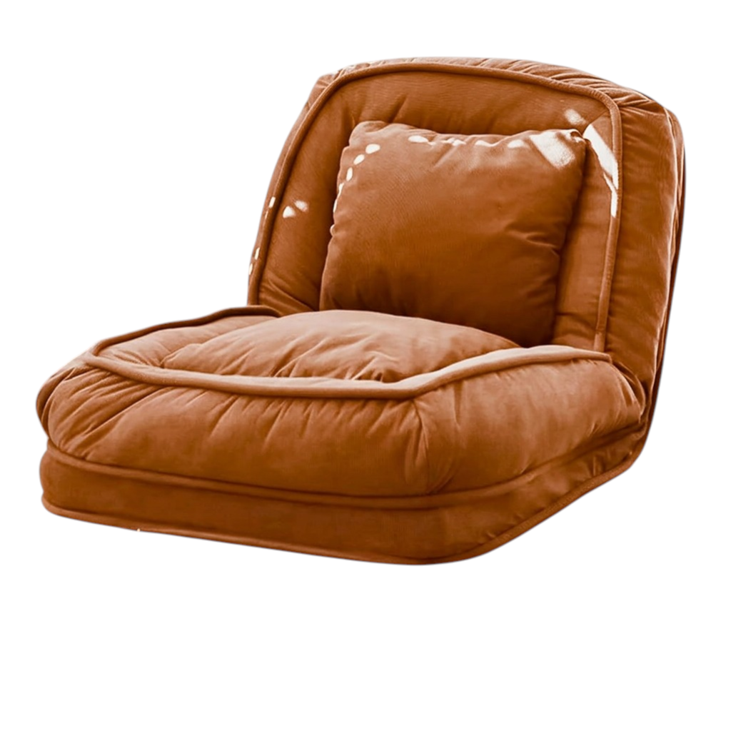 Foldable Single Sofa Bed Chair with Reclining Design for Bedroom and Living Room