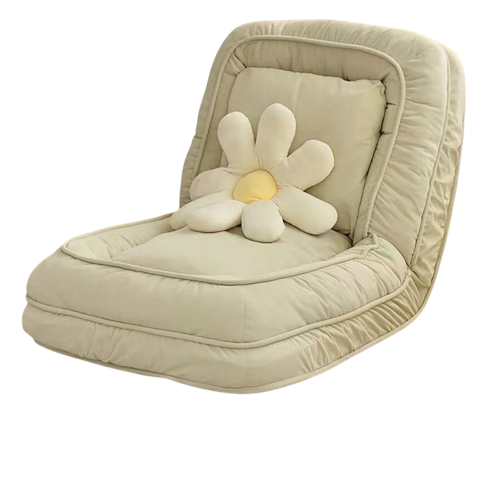 Foldable Single Sofa Bed Chair with Reclining Design for Bedroom and Living Room