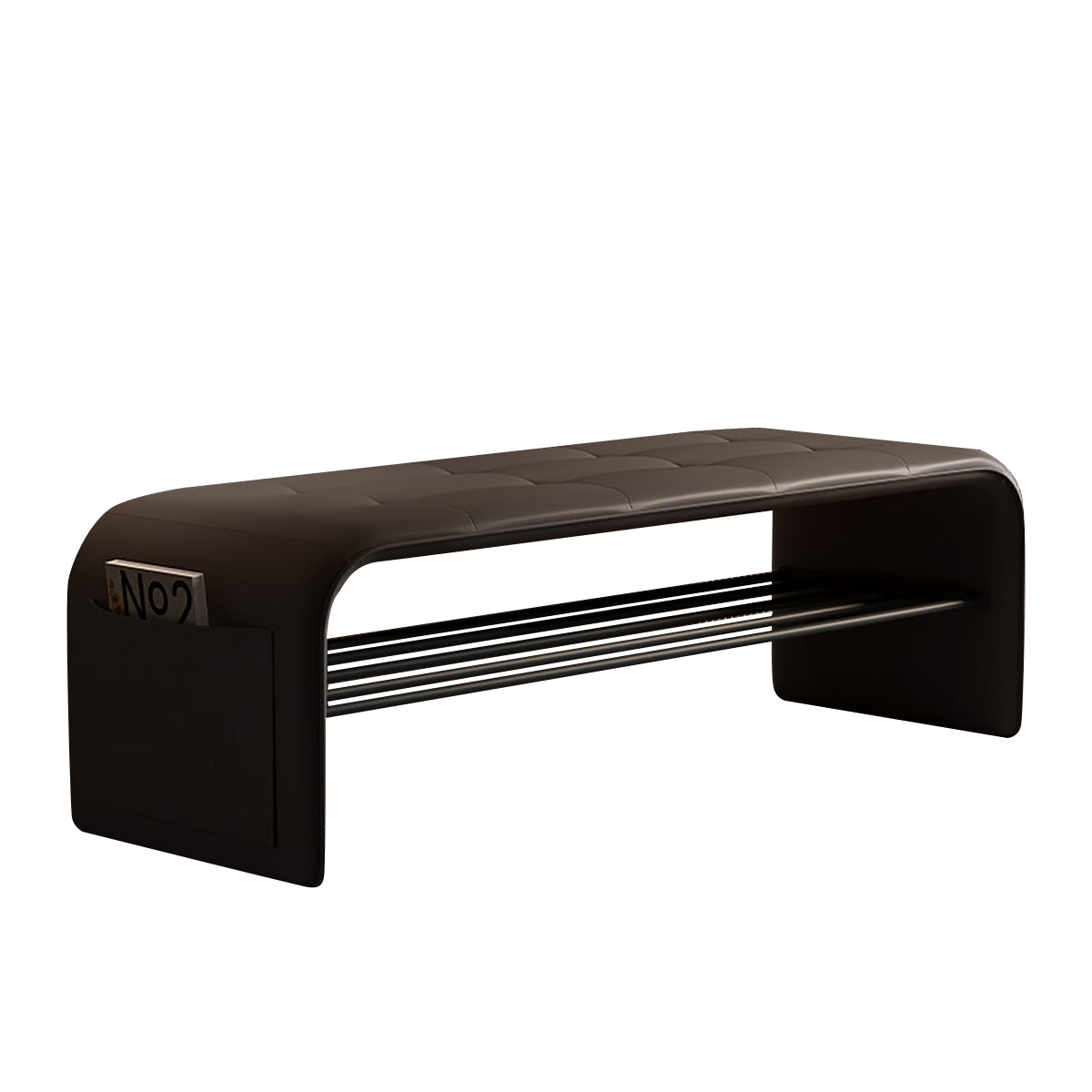 BDLFurniture Entryway Shoe Storage Bench & Shoe Rack Ottoman Luxury Store Reception