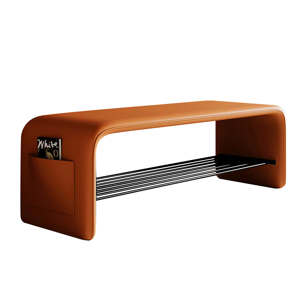 BDLFurniture Entryway Shoe Storage Bench & Shoe Rack Ottoman Luxury Store Reception