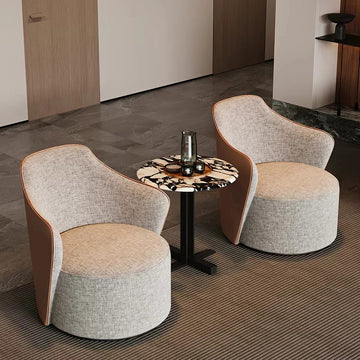 BDLFurniture Luxury Reception Sofa Chair Modern Hotel Lobby Sales Center Lounge Chair Set