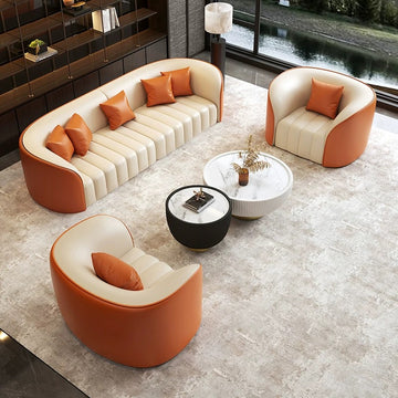 BDLFurniture Luxury Reception Sofa Set Hotel Lobby Salon Office Desk 1 to 6 Seater Options