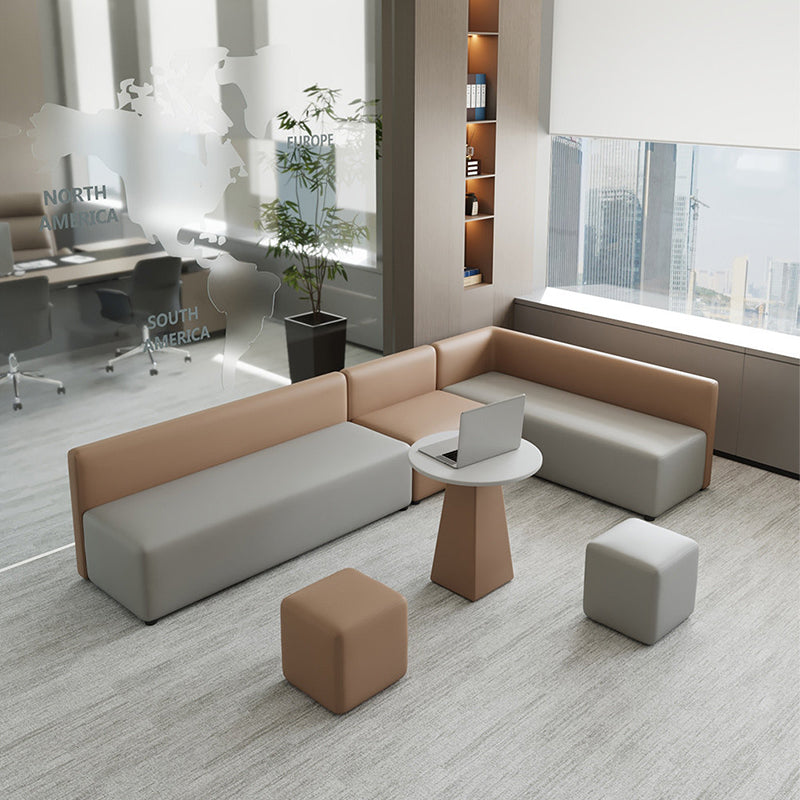 BDLFurniture Modular Creative Lounge Sofa Set Training Centre Waiting Booth Free Combination