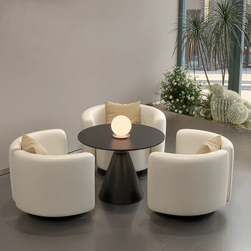 BDLFurniture Modern Single Armchair Reception Set Cafe Hotel Salon Lounge Desk Luxury Style