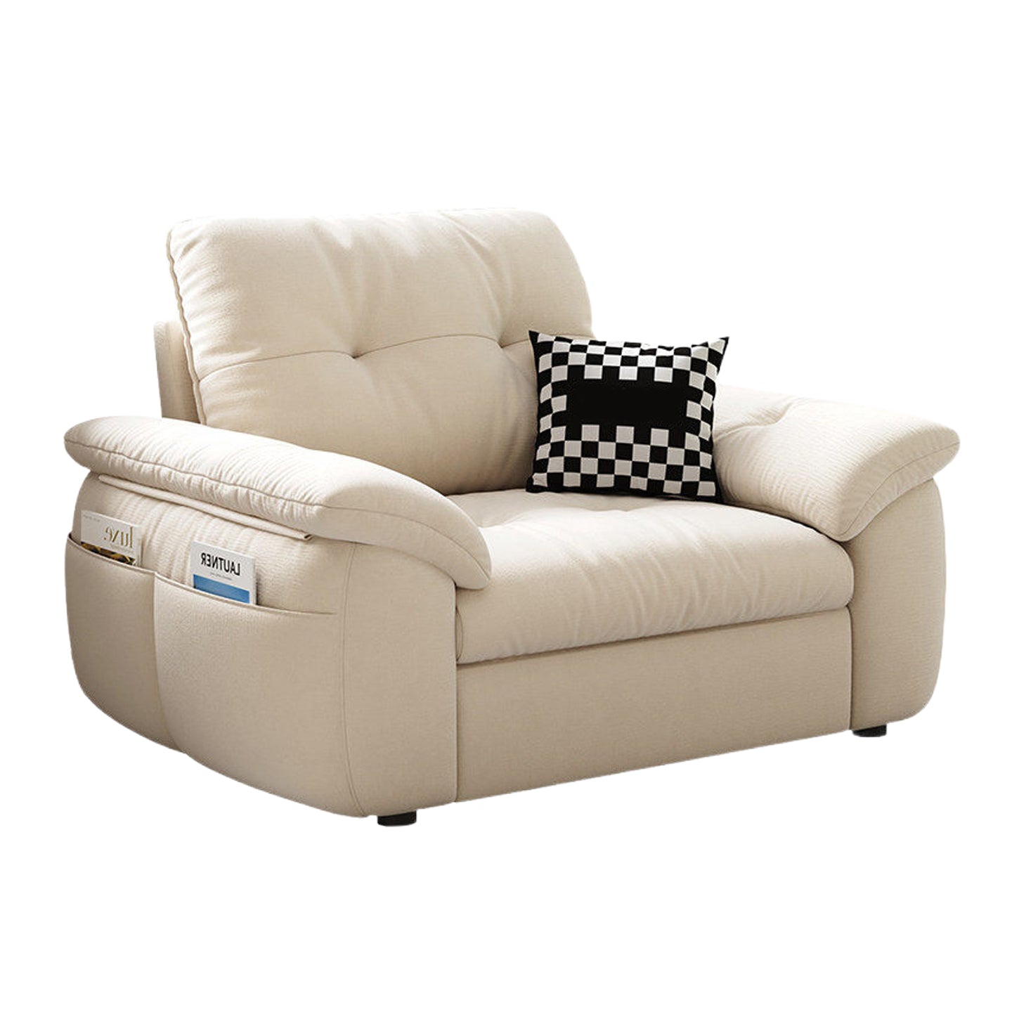 Sofa Bed Foldable Couch Removable Cover Cat Scratch Fabric Apartment Daybed