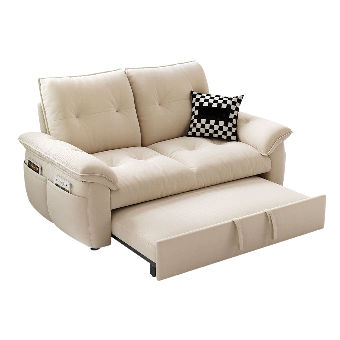 Sofa Bed Foldable Couch Removable Cover Cat Scratch Fabric Apartment Daybed