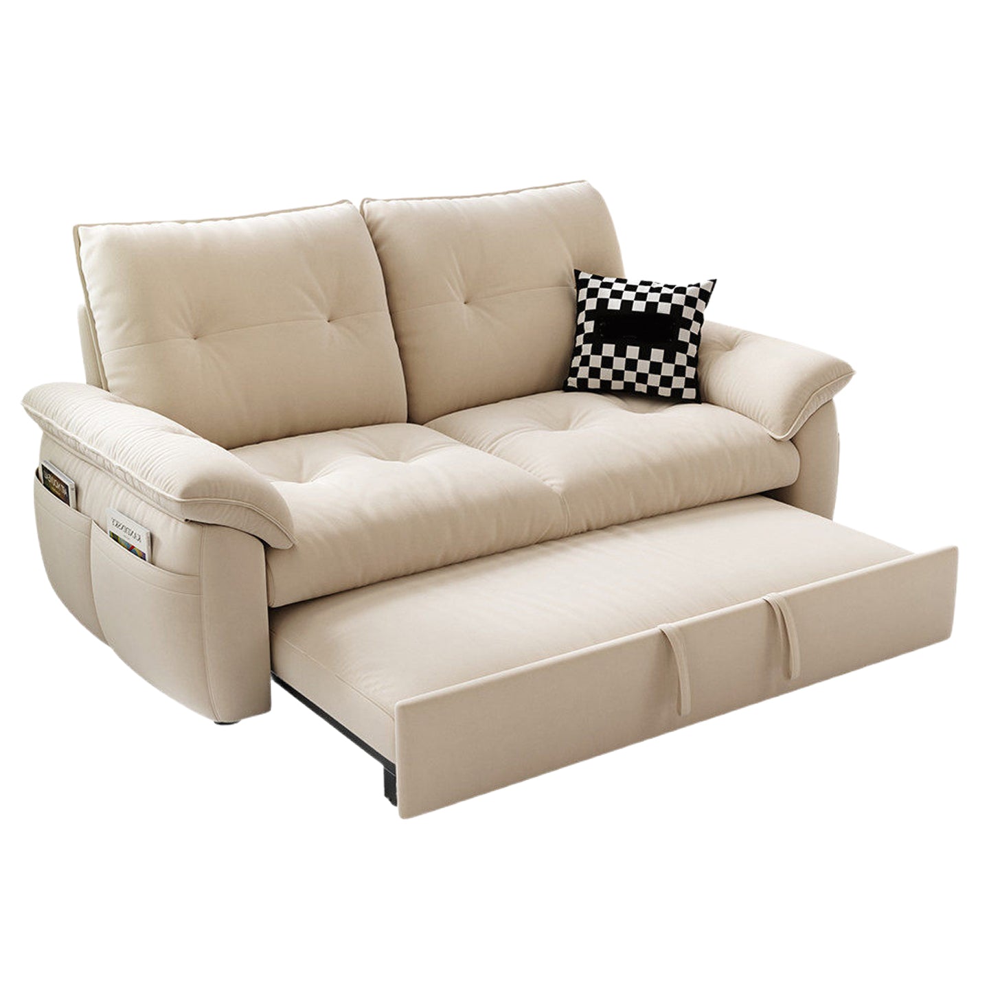 Sofa Bed Foldable Couch Removable Cover Cat Scratch Fabric Apartment Daybed