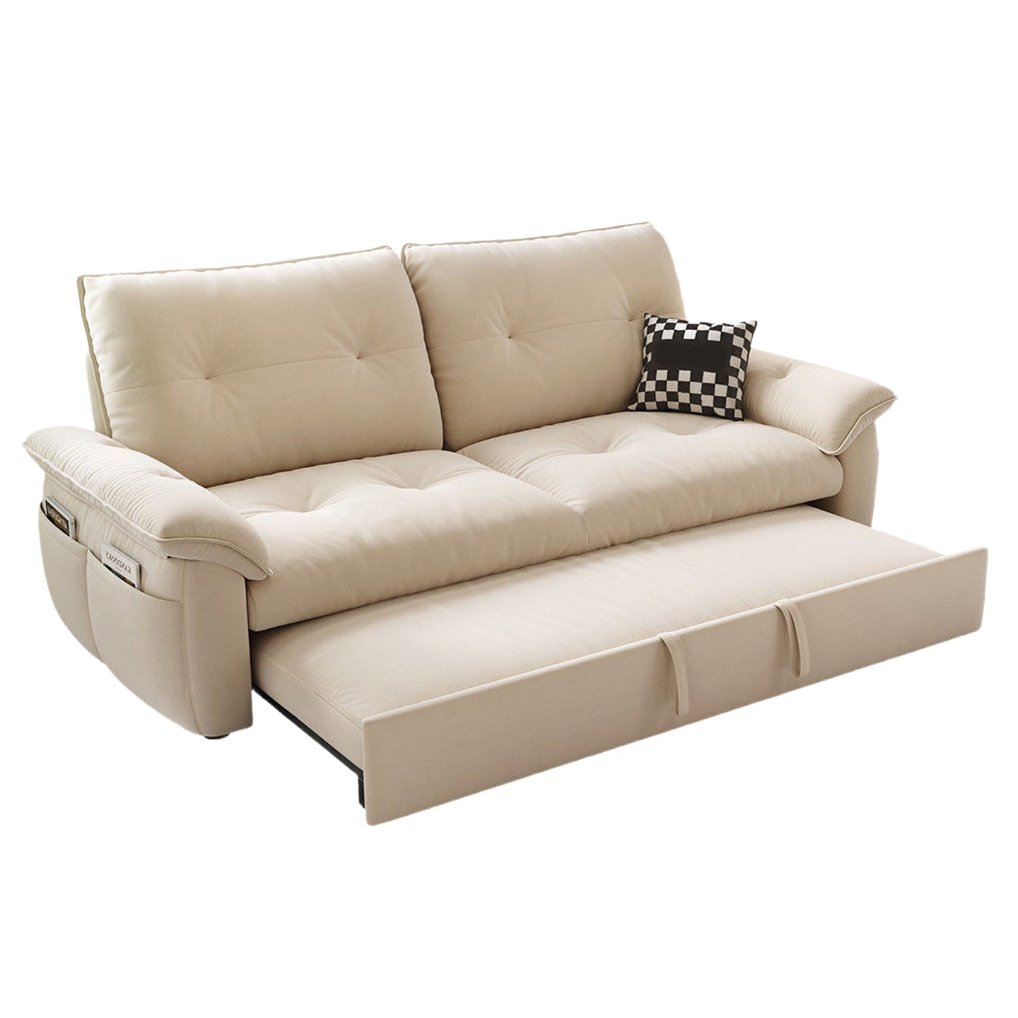 Sofa Bed Foldable Couch Removable Cover Cat Scratch Fabric Apartment Daybed