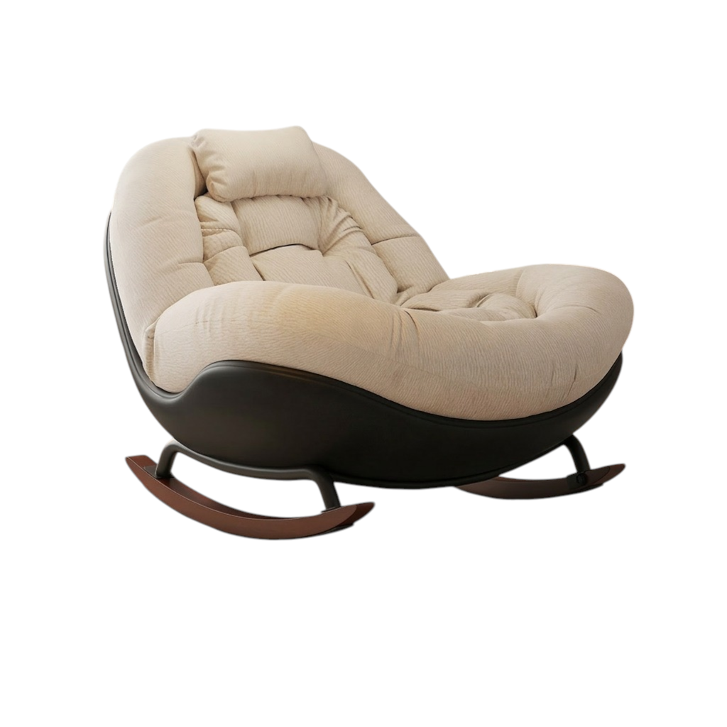 360° Degree Swivel Rocking Lounge Chair Extra Wide Single Lazy Sofa Chair for Living Room and Balcony