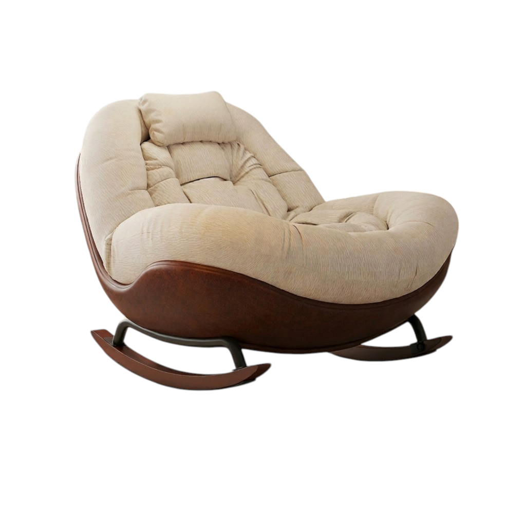360° Degree Swivel Rocking Lounge Chair Extra Wide Single Lazy Sofa Chair for Living Room and Balcony