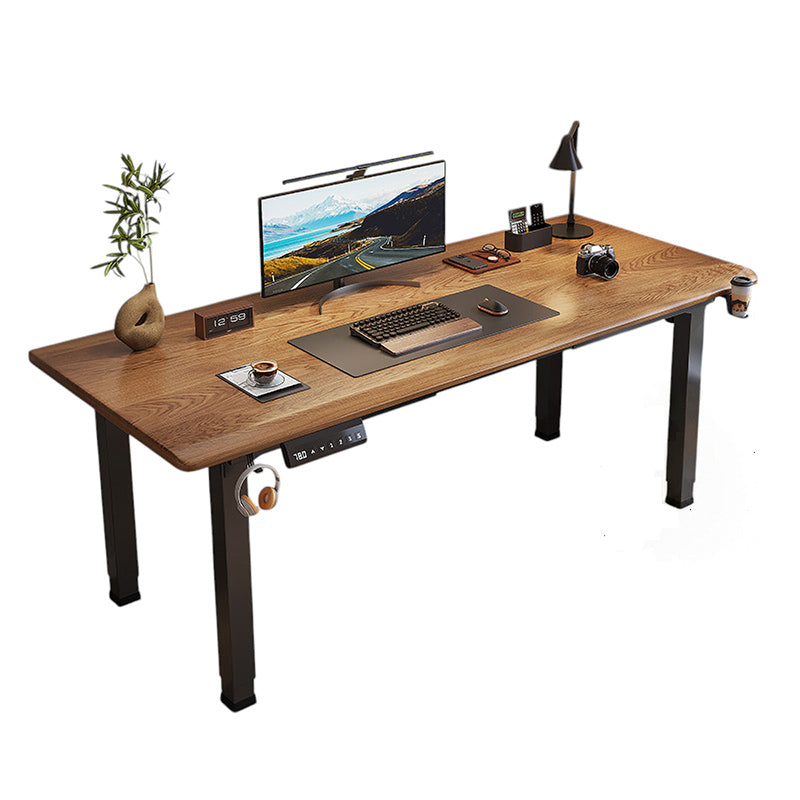 BDLFurniture Electric Standing Desk & Solid Wood Computer Office Workstation 46cm Height Lift