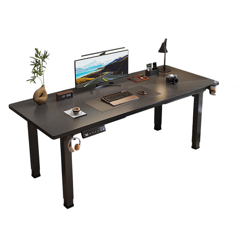 BDLFurniture Electric Standing Desk & Solid Wood Computer Office Workstation 46cm Height Lift