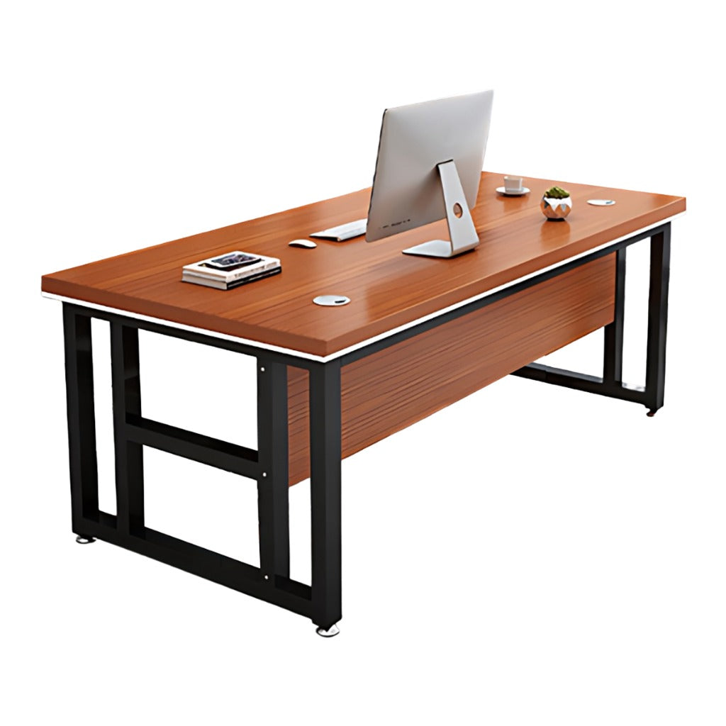 BDLFurniture Modern Single Computer Desk with CPU Holder Optional Pedestal Chair 120-160cm