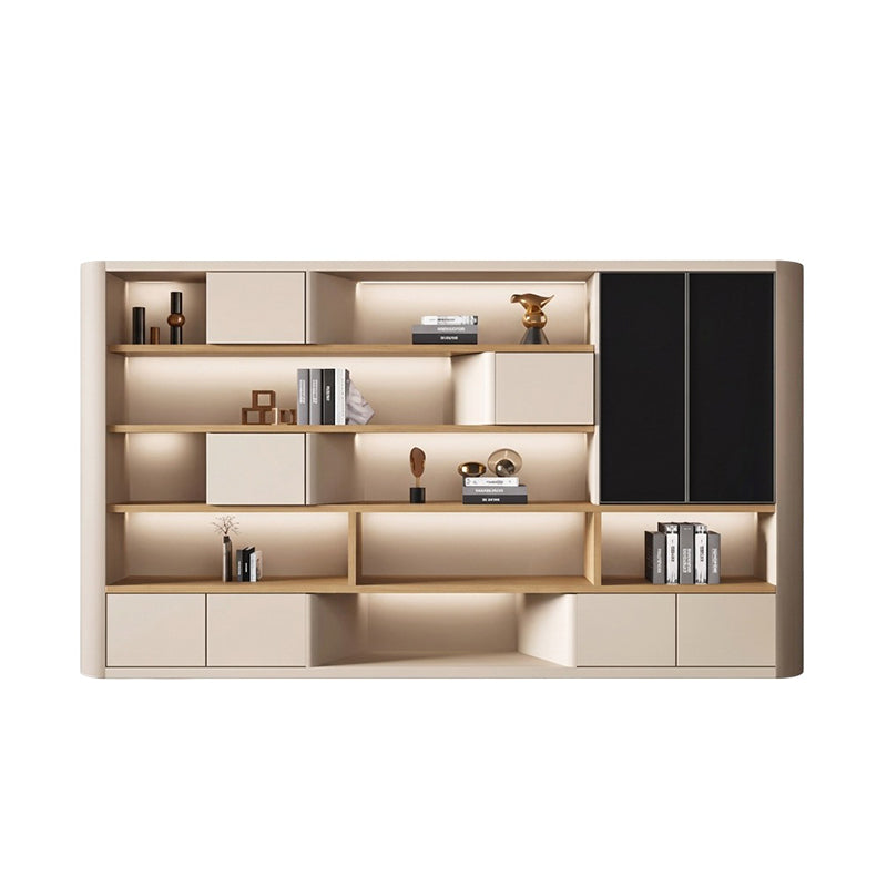 BDLFurniture Modern L-Shaped Executive Desk with Side Return Matching Cabinet and Chair Set