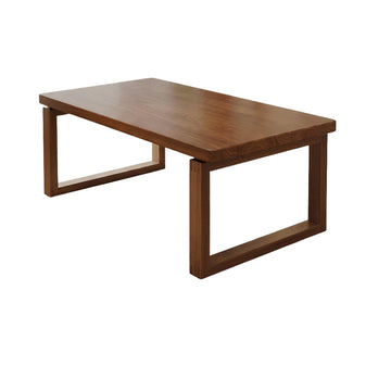 Solid Wood Desk 4.5cm Thick Dining Table Boardroom Meeting Desk Matching Chairs