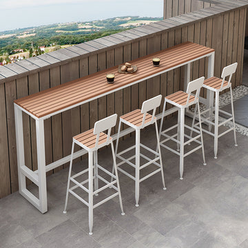 Outdoor Tall Table and Bar Stool Set Bar Table Bar Chair  for Patio, Garden, and Balcony