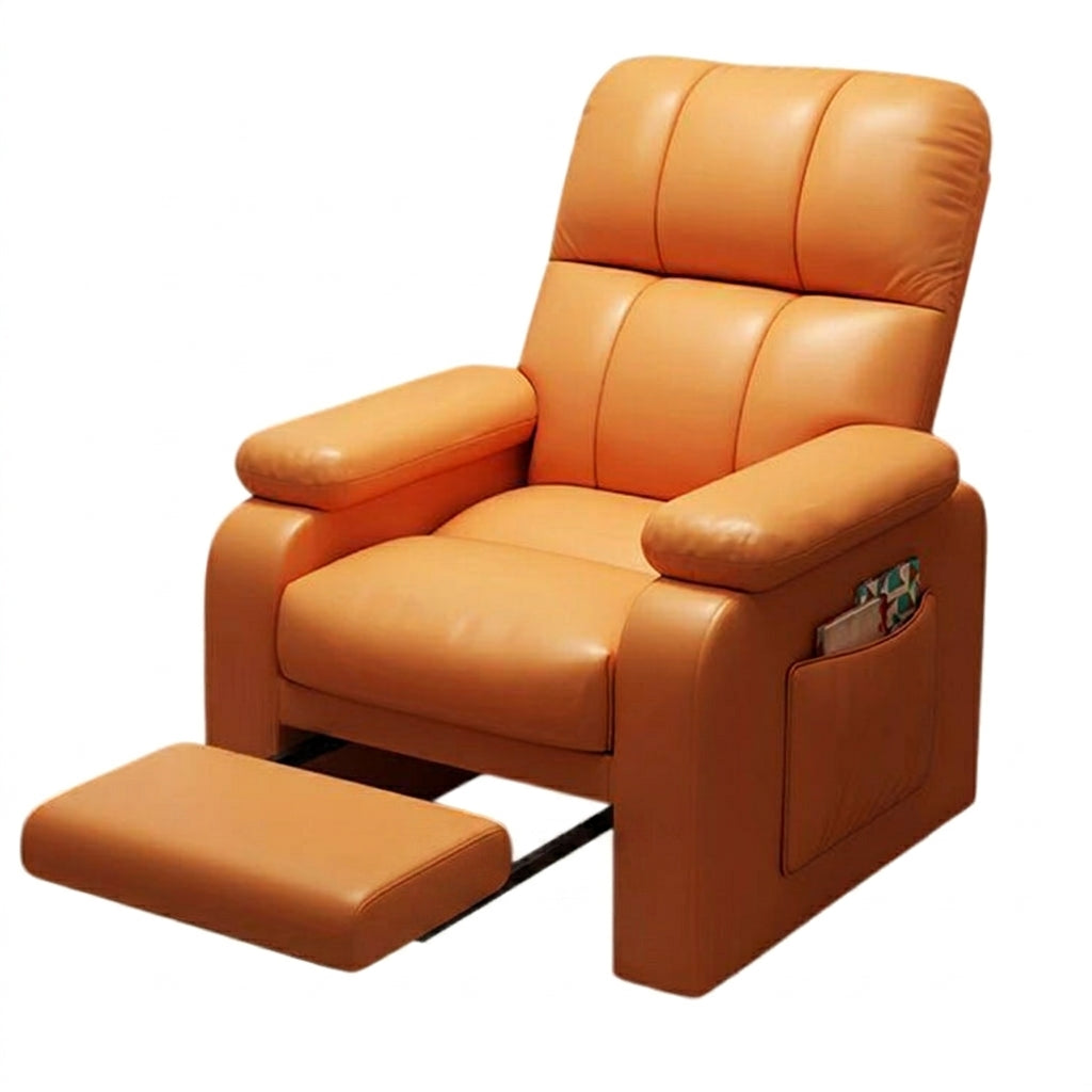 Single Sofa Armchair Lounge Chair with Footrest Home Office Bedroom Modern