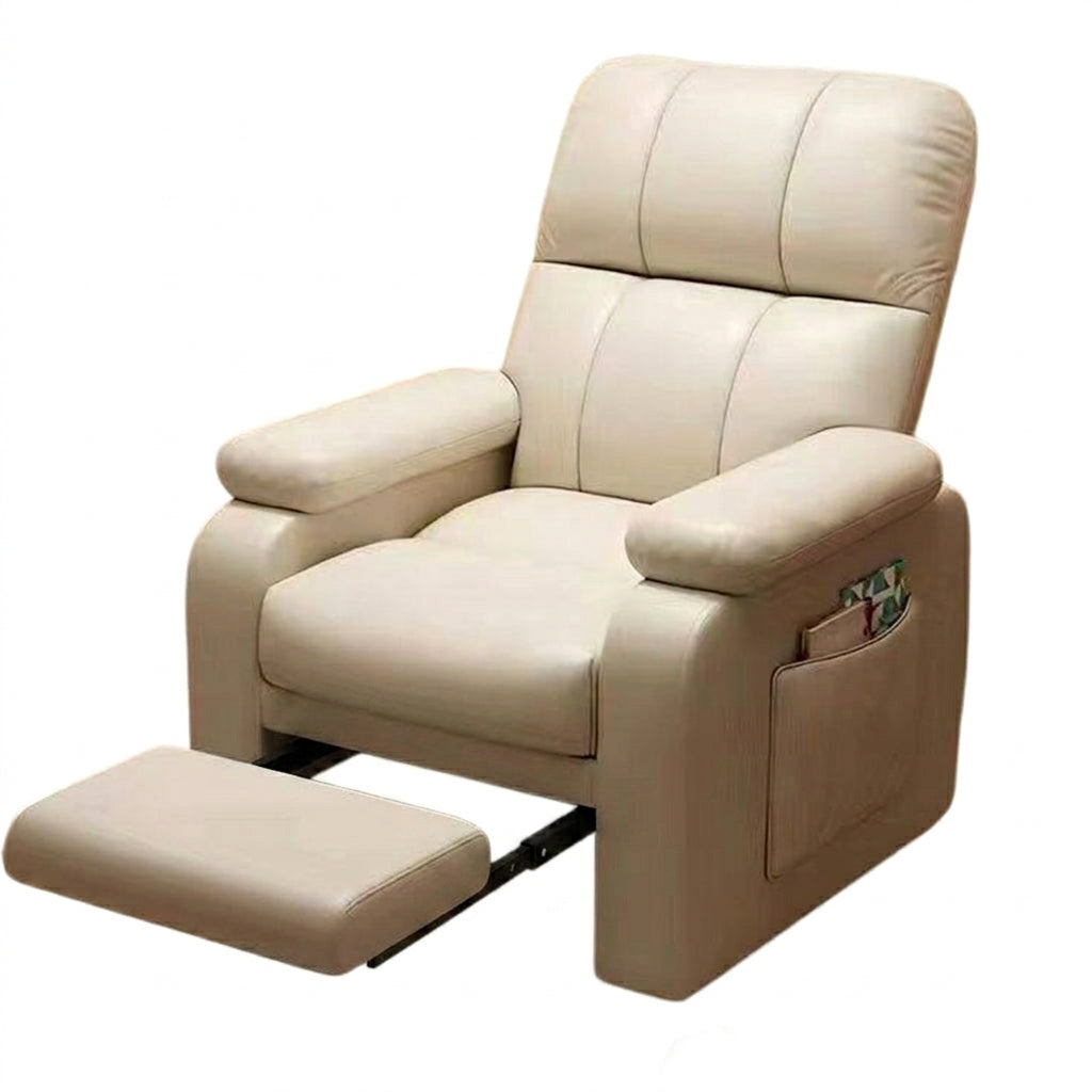 Single Sofa Armchair Lounge Chair with Footrest Home Office Bedroom Modern