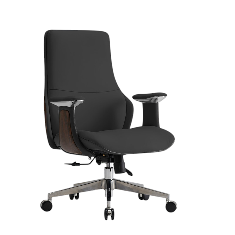 Genuine Leather Executive Chair Ergonomic Swivel Desk Seat High Mid Back Option