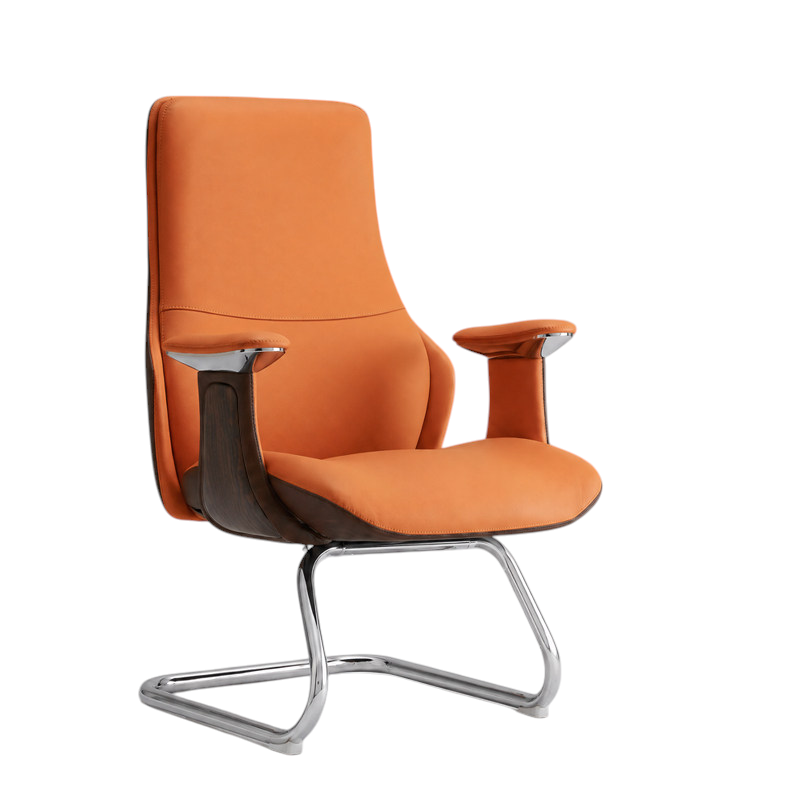 Genuine Leather Executive Chair Ergonomic Swivel Desk Seat High Mid Back Option