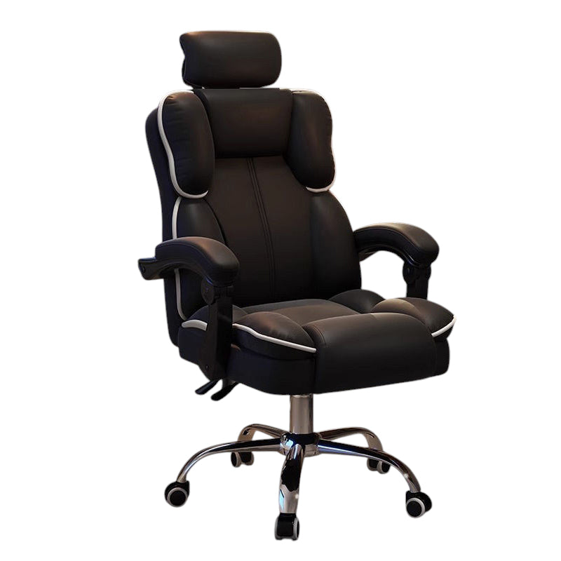 Ergonomic Gaming Chair & Office Chair Latex Swivel Cat Scratch Leather Computer Chair