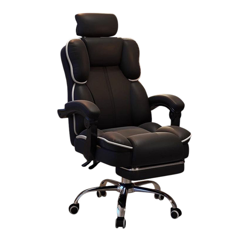 Ergonomic Gaming Chair & Office Chair Latex Swivel Cat Scratch Leather Computer Chair