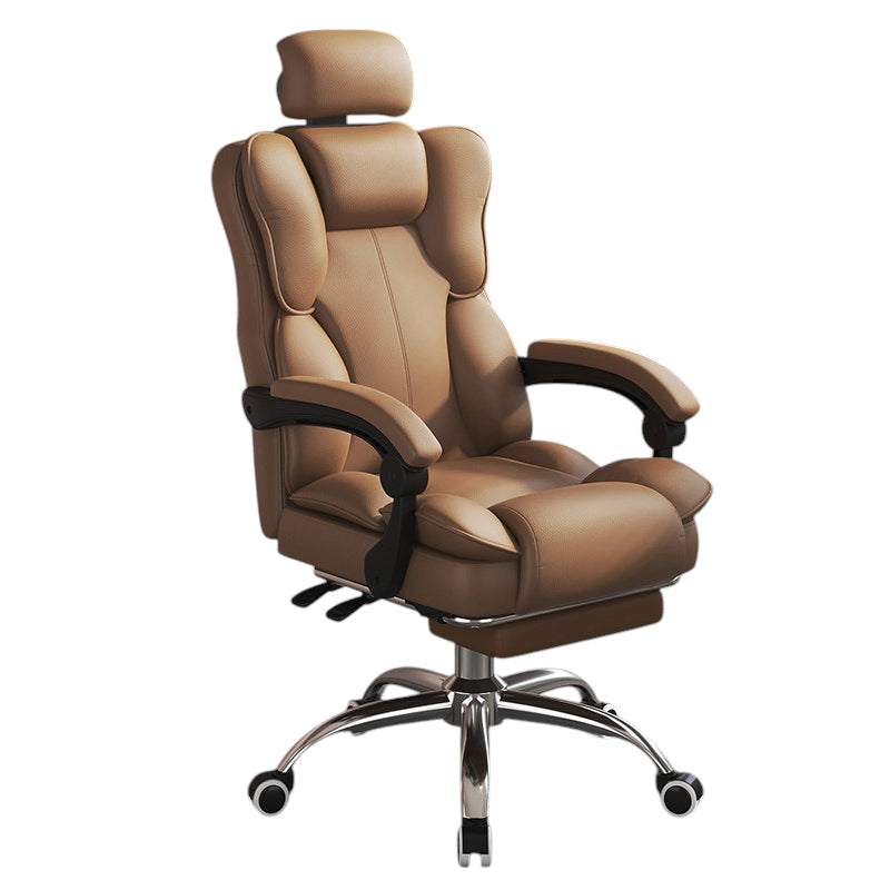 Ergonomic Gaming Chair & Office Chair Latex Swivel Cat Scratch Leather Computer Chair