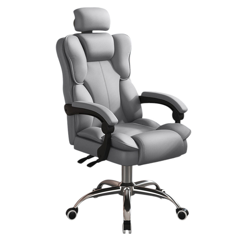 Ergonomic Gaming Chair & Office Chair Latex Swivel Cat Scratch Leather Computer Chair