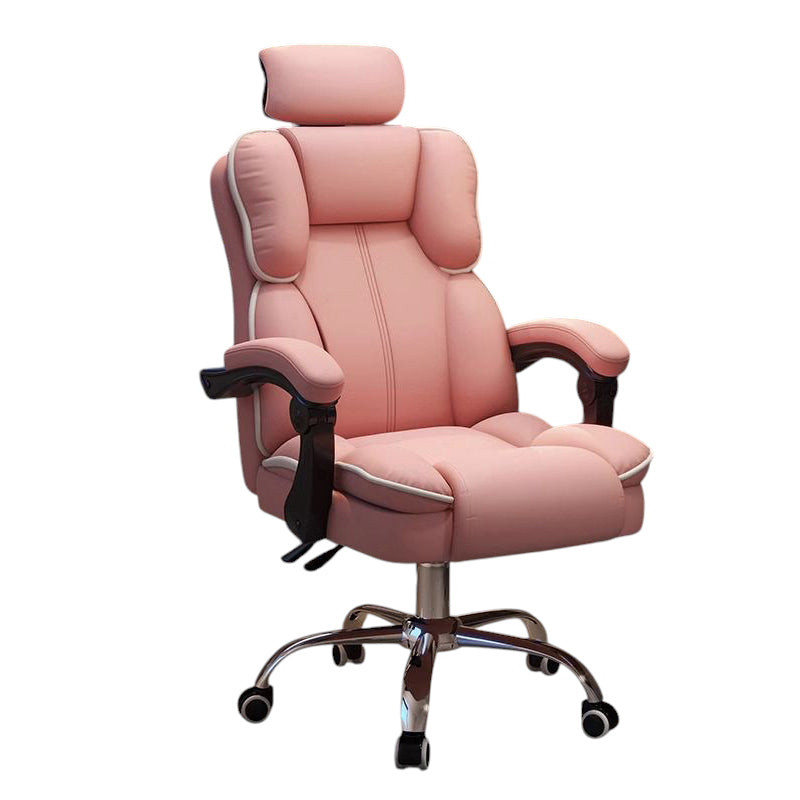 Ergonomic Gaming Chair & Office Chair Latex Swivel Cat Scratch Leather Computer Chair