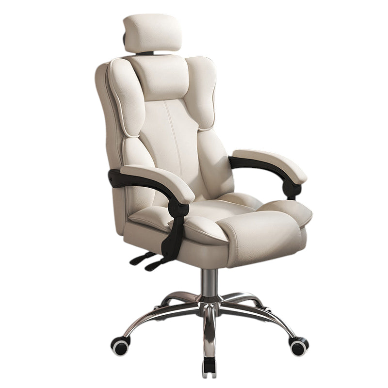 Ergonomic Gaming Chair & Office Chair Latex Swivel Cat Scratch Leather Computer Chair
