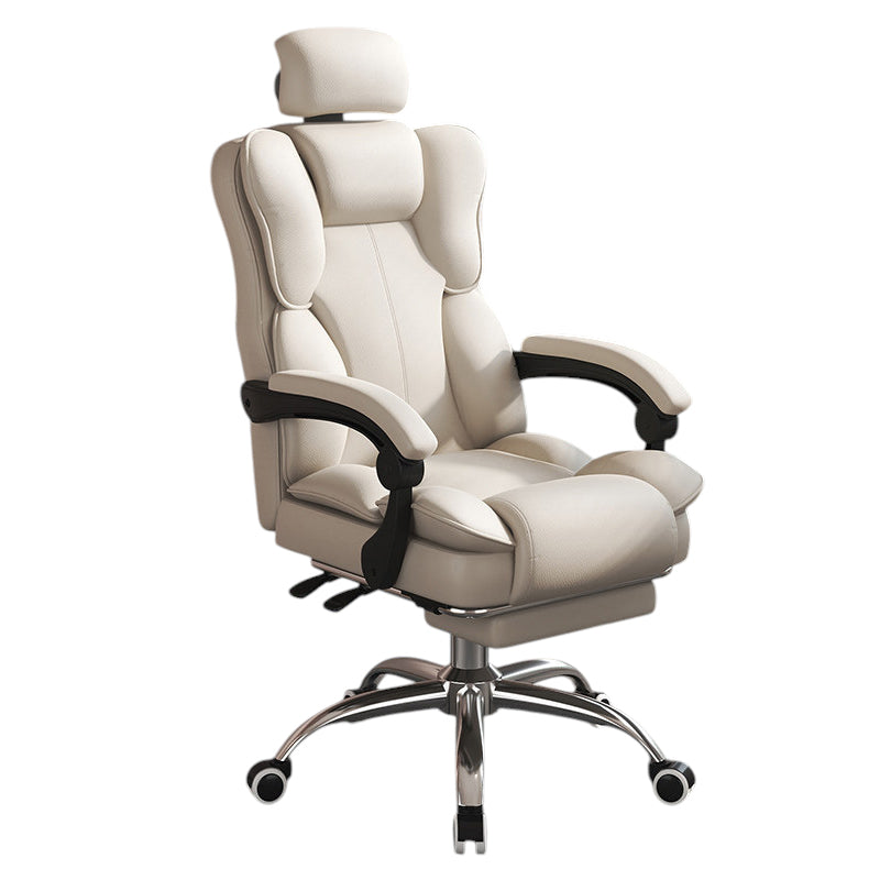 Ergonomic Gaming Chair & Office Chair Latex Swivel Cat Scratch Leather Computer Chair