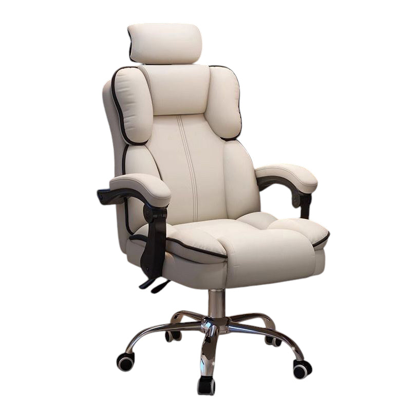 Ergonomic Gaming Chair & Office Chair Latex Swivel Cat Scratch Leather Computer Chair