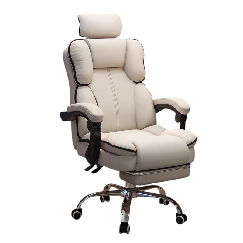 Ergonomic Gaming Chair & Office Chair Latex Swivel Cat Scratch Leather Computer Chair