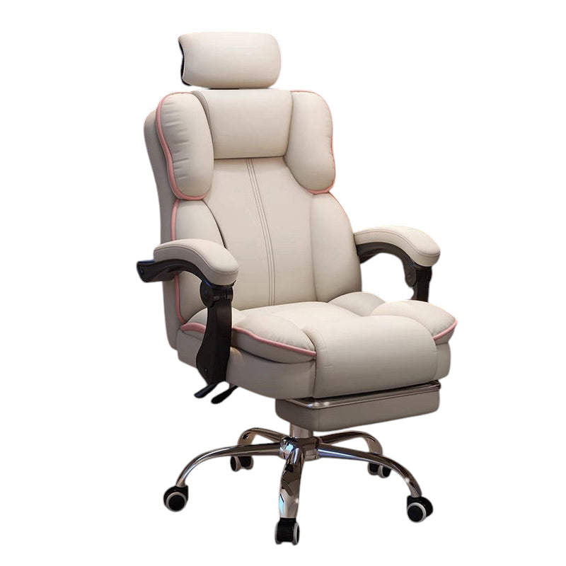 Ergonomic Gaming Chair & Office Chair Latex Swivel Cat Scratch Leather Computer Chair