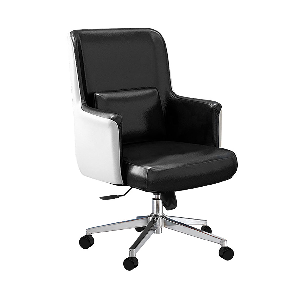 Modern Office Chair for Home with 360° Swivel and Adjustable Height PU Leather