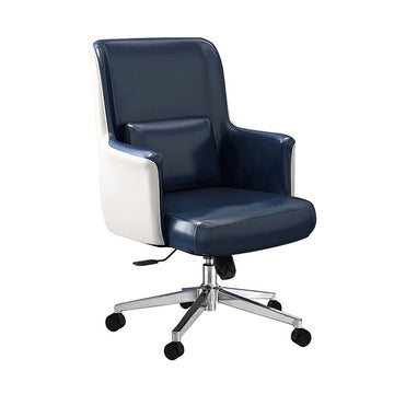 Modern Office Chair for Home with 360° Swivel and Adjustable Height PU Leather