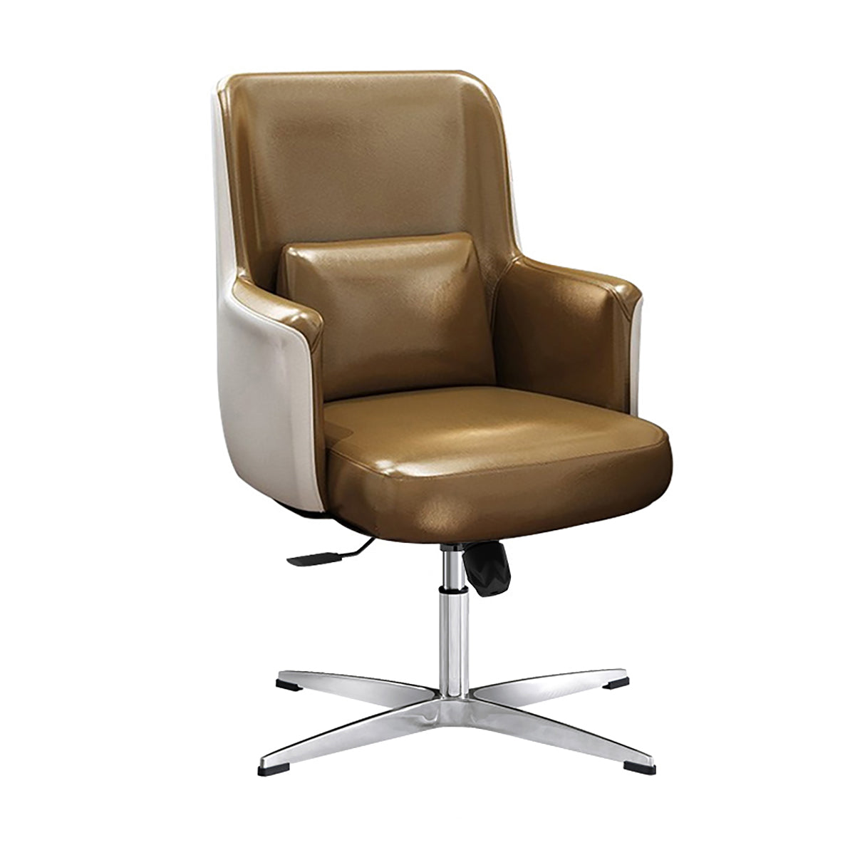 Modern Office Chair for Home with 360° Swivel and Adjustable Height PU Leather