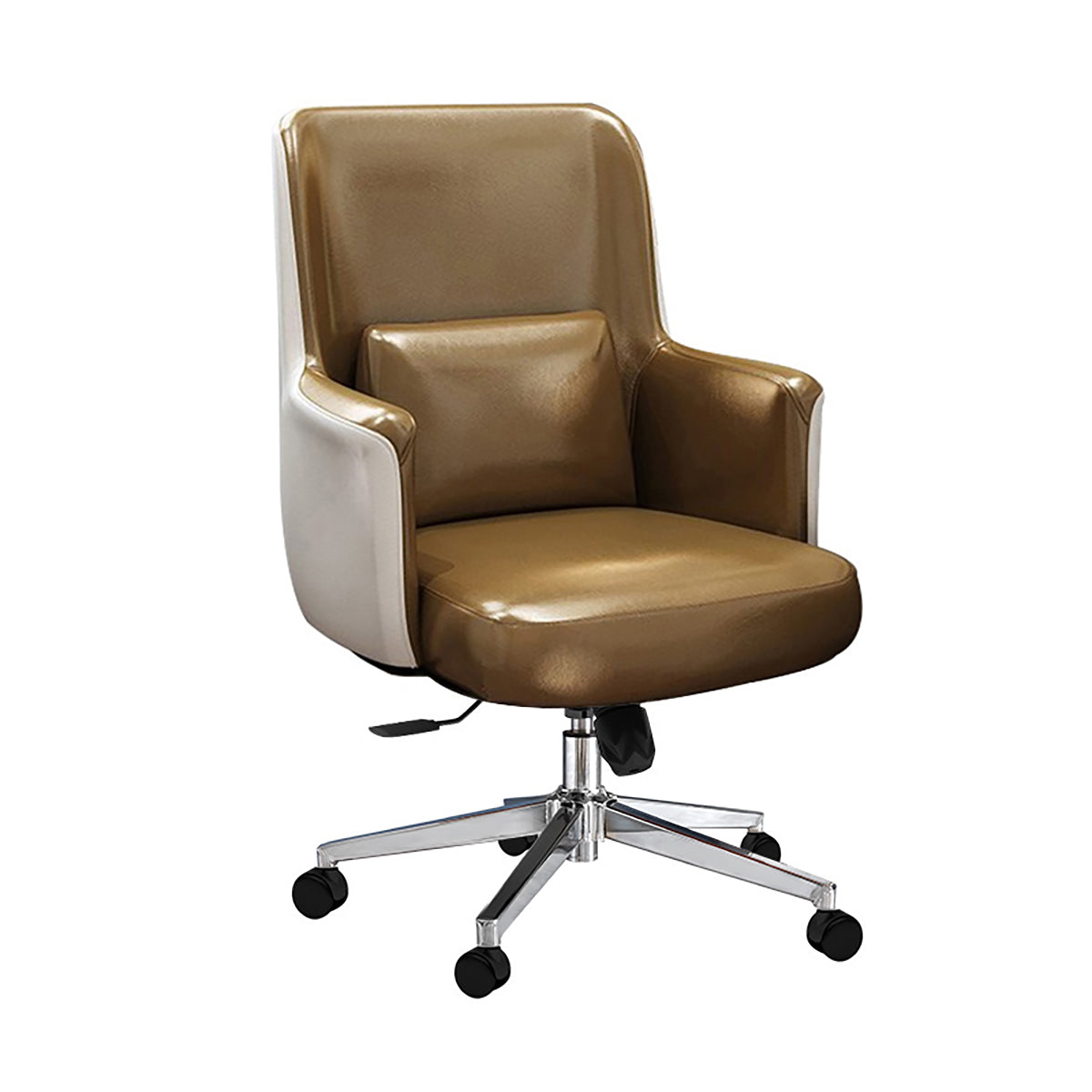 Modern Office Chair for Home with 360° Swivel and Adjustable Height PU Leather